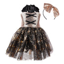 Toddler Kids Girl Bat Spider Cosplay Costume Birthday Party Witch Dress Up Outfit - AwwwCos