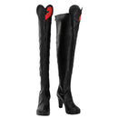 Twisted Wonderland Black Long Boots Riddle Cosplay Shoes - AwwwCos