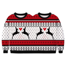 Two Person Couples Sweater for Women Men Conjoined Christmas Sweater - AwwwCos