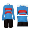 Undertale Frisk Chara Cosplay Costume Adult Hoodie Set