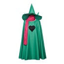Undertale Ralsei Cloak Cosplay Costume Green Cape Robe Hat