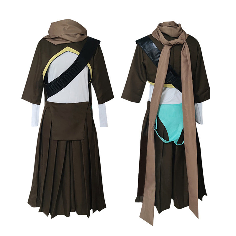 Undertale Sans Cosplay Costume Brown Warrior Uniform