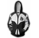 Unisex Game Kingdom 3D Sweatshirt Hearts Sora Riku Kairi Cosplay Coat - AwwwCos