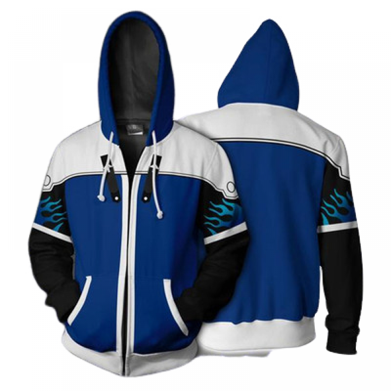 Unisex Game Kingdom 3D Sweatshirt Hearts Sora Riku Kairi Cosplay Jacket