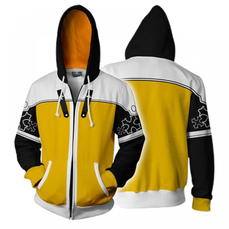 Unisex Game Kingdom 3D Sweatshirt Hearts Sora Riku Kairi Cosplay Jacket