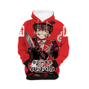 Unisex Hanako Kun Cosplay Costume Jacket Printed Zipper Coat Hoodies - AwwwCos