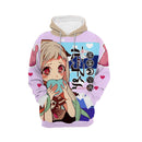 Unisex Hanako Kun Cosplay Costume Jacket Printed Zipper Coat Hoodies - AwwwCos