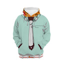 Unisex Hanako Kun Cosplay Costume Jacket Printed Zipper Coat Hoodies - AwwwCos