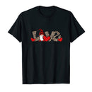Valentine Women Love Heart O Neck T-Shirt Gift Shirt Casual Tee Tops - AwwwCos