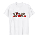 Valentine Women Love Heart O Neck T-Shirt Gift Shirt Casual Tee Tops - AwwwCos