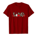 Valentine Women Love Heart O Neck T-Shirt Gift Shirt Casual Tee Tops - AwwwCos