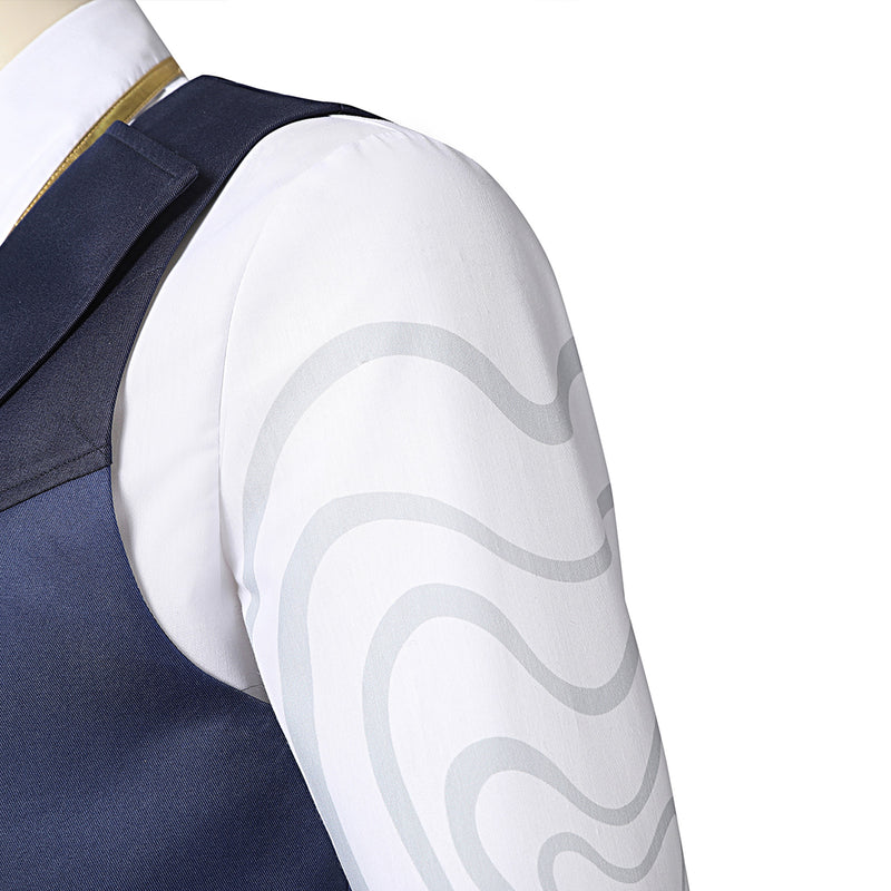 Valorant Chamber Men Cosplay Costume Vest Top Pants Gloves