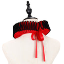 Victorian Elizabethan Clown Cosplay Accesory Fake Ruffles Collar for Party