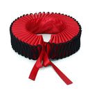 Victorian Elizabethan Clown Cosplay Accesory Fake Ruffles Collar for Party
