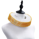 Victorian Elizabethan Clown Cosplay Accesory Fake Ruffles Collar for Party