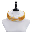 Victorian Elizabethan Clown Cosplay Accesory Fake Ruffles Collar for Party