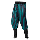 Vintage Medieval Pirate Viking Knight Cosplay Costume Vest Striped Pants - AwwwCos