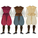 Vintage Medieval Pirate Viking Knight Cosplay Stage Full Costume - AwwwCos