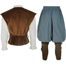 Vintage Medieval Pirate Viking Knight Cosplay Stage Full Costume - AwwwCos