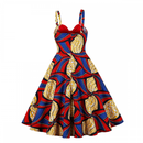 Vintage Rockabilly Halter Neck 1950 Swing Tea Party Dress Midi Dress - AwwwCos