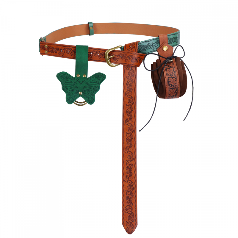 Vintage butterfly Leaf Skirt Clip Medieval Cosplay Belt Pendant Accessories - AwwwCos