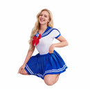 Warrior Water Ice Moon Cosplay Sailor Suit Performance Jumpsuit Skirt - AwwwCos