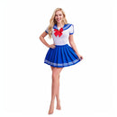 Warrior Water Ice Moon Cosplay Sailor Suit Performance Jumpsuit Skirt - AwwwCos