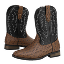 Western Cowboy Cosplay Men Shoes Embroidery Machine Car Boots - AwwwCos