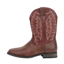 Western Cowboy Cosplay Men Shoes Embroidery Machine Car Boots - AwwwCos