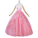 Wicked Cosplay Costume Glinda Pink Ball Gown Elphaba Witch Outfit - AwwwCos