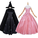 Wicked Cosplay Costume Glinda Pink Ball Gown Elphaba Witch Outfit - AwwwCos
