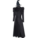 Wicked Cosplay Costume Glinda Pink Uniform Elphaba Black Dress Hat - AwwwCos