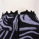 Wicked Elphaba Cosplay Costume Printed Dress Cloak Socks Hat