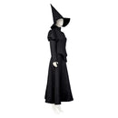Wicked Elphaba Witch Cosplay Costume Women Black Medieval Dress Halloween Uniform