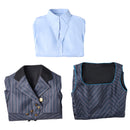 Wicked Elphaba Uniform Cosplay Costume Gray Striped Suits