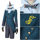 Wicked Glynda Elphaba Cosplay Costume Double Layered Collar Shirt - AwwwCos