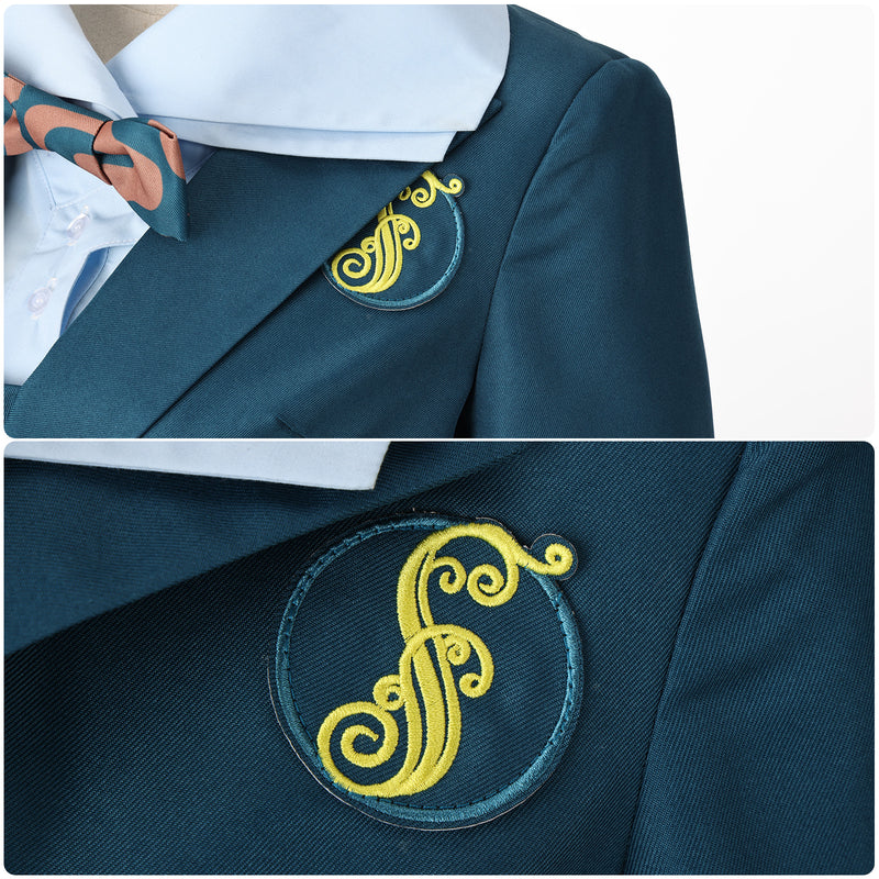 Wicked Glynda Elphaba School Uniform Cosplay Costume JK Uniform - AwwwCos