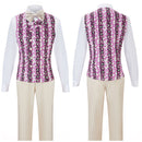 Movie Willy Wonka & the Chocolate Factory Cosplay Costume Classic Purple Suit