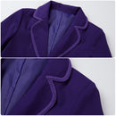 Movie Willy Wonka & the Chocolate Factory Cosplay Costume Classic Purple Suit