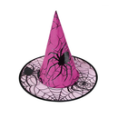 Witch Cosplay Spider Pattern Dance Mesh Wizard Magic Hat Decoration - AwwwCos