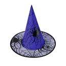 Witch Cosplay Spider Pattern Dance Mesh Wizard Magic Hat Decoration - AwwwCos