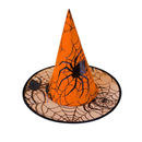 Witch Cosplay Spider Pattern Dance Mesh Wizard Magic Hat Decoration - AwwwCos