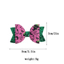 Witch Hair Accessories for Women Girls Printed Hairpiece Bowknot Clip Gift - AwwwCos