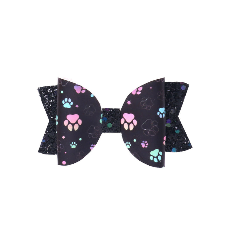 Witch Hair Accessories for Women Girls Printed Hairpiece Bowknot Clip Gift - AwwwCos