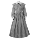 Women 1860s Civil War Dickens Plaid Dress Southern Belle Costume - AwwwCos