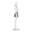 Women Alien Stage Mizi Cosplay Costume School JK Uniform Green Plaid Skirt
