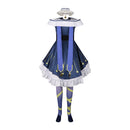 Women Anime BanG Dream! Fuji Miyako Cosplay Costume Purple Wig