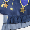 Women Anime BanG Dream! Fuji Miyako Cosplay Costume Purple Wig