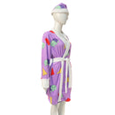 Women Anime K-Pop: Demon Hunters Zoey Cosplay Costume Warm Purple Pajamas - AwwwCos