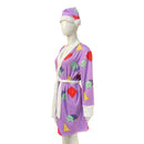Women Anime K-Pop: Demon Hunters Zoey Cosplay Costume Warm Purple Pajamas - AwwwCos